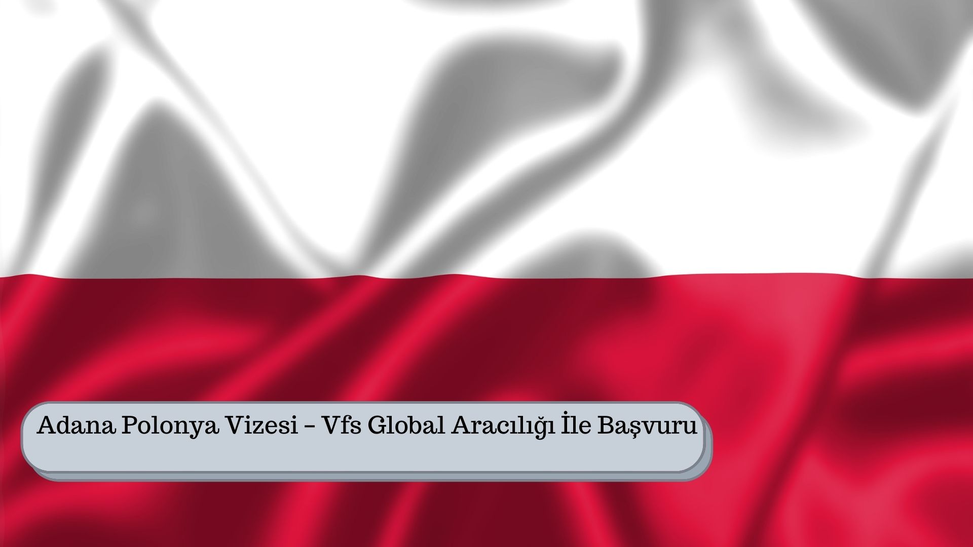 Adana Polonya Vizesi – Vfs Global Aracılığı İle Başvuru